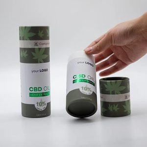 Boîtes d'emballage cylindriques à faible MOQ 2026, boîte d'emballage CBD, tube en papier imprimé pour cosmétiques - Product Image 4