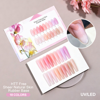 Caixuan Hema Free Tpo Free Sheer Natural Skin Cover Rubber Base Nude Color Base OEM Private Label Hard Base Gel Free Samples