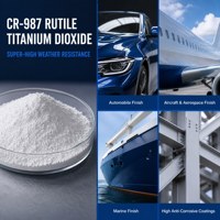 Liangjiang CR-987 Titanium Dioksida Rutile Proses Klorida Tahan Cuaca Super Tinggi untuk Lapisan Cat Kapal dengan Kandungan TiO2 85%