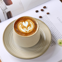 Tasse à thé en céramique de 200ml en stock tasse de café pour Milkshake Yerba Mate café impression personnalisable nouvelle porcelaine mignonne pour cadeaux