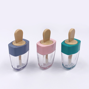 Brillo Labial en Forma de Helado, Tubos Vacíos de 5ml con Pincel, Tubos Dispensadores de Brillo Labial, Envases Creativos para Maquillaje Líquido Cosmético - Product Image 2