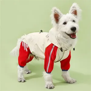 Impermeable para Mascotas, <span class=keywords><strong>Chubasquero</strong></span> para Perros Pequeños, Traje de Verano para Cachorros, Ropa para Yorkies, <span class=keywords><strong>Chihuahua</strong></span>, Pinscher, Overoles para Mascotas - Product Image 2