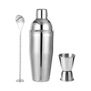 Wholesale Custom Insulated Mini Stainless Steel <strong>Cocktail</strong> <strong>Shaker</strong> Set <strong>Cocktail</strong> <strong>Shaker</strong> 750ml Bartender Kit Luxury Water Bottle