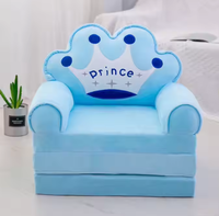 Canapé-lit pliable moderne pour enfants, chaise de princesse en peluche rose confortable avec mousse haute densité pour tout-petits, idéal pour le salon