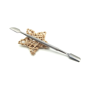 100% Stainless Steel Nail Pusher and Straight <b>Edge</b> <b>Cutter</b> Double Ended Cuticle Remover Manicure Tool - Product Image 4