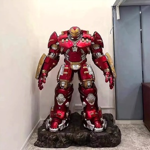 Nhà Máy Tùy Chỉnh Các Avengers Cuộc Sống Kích Thước Sắt Người Đàn Ông Sợi Thủy Tinh Nhựa Trang Trí Nội Thất Bức Tượng Lớn Sắt Người Đàn Ông <span class=keywords><strong>Armor</strong></span> Cho Bán - Product Image 3