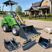 Agents et distributeurs recherchés - Chargeur télescopique LOGWAY avec direction hydraulique et déplacement stable pour travaux agricoles