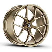 Nouvelles jantes forgées agressives à 5 branches concaves dorées 5x112/5x120/5x114.3 de 18, 20 et 22 pouces pour Tesla Model Y et BMW Série 3 X5