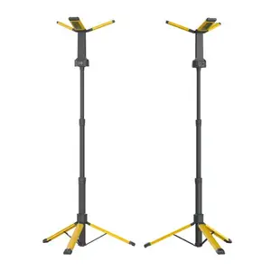 Lámpara de trabajo Led plegable recargable, 2000 lúmenes de torre de pro-2K, con cable, trípode portátil, iluminación de trabajo en el sitio