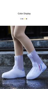 Zapatos de Lluvia de Silicona Impermeables, Antideslizantes y Gruesos de Alta Calidad al por Mayor para Hombres y Mujeres, Resistentes al Desgaste, para Viajes y Campamento - Product Image 5