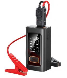 Démarreur de voiture multifonctionnel 12V 10000mAh avec compresseur d'air portable et booster de batterie d'urgence - Product Image 1