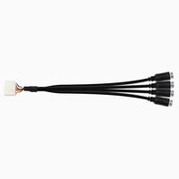 Câble adaptateur d'aviation 16 broches à 4 broches 4 broches pour les systèmes de caméra de véhicule prend en charge l'intégration multi-caméra MDVR/DVR pour les automobiles
