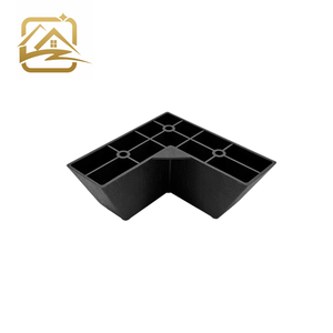 European Style Plastic Sofa Legs Plastic <b>Feet</b> <b>for</b> Furniture Bed African Plastic Oblique square sharp Sofa Legs - Product Image 3