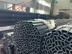 ASTM a653 mạ kẽm đường sắt hàng rào thép nhẹ hình bầu dục ống 30x15mm Kích thước ống thép mạ kẽm - Product Image 3