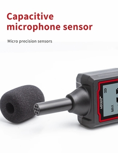 HEDAO Testeur de bruit numérique professionnel <span class=keywords><strong>Mesure</strong></span> 30-130db Volume Numérique Décibel Bruitmètre Environnemental - Product Image 3