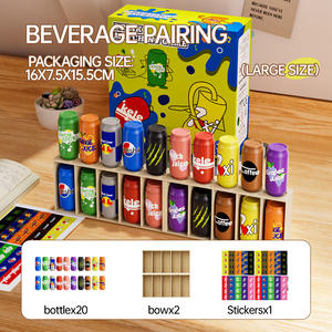 Juguete Educativo Temprano para Niños Adivina la Botella, Botellas <span class=keywords><strong>de</strong></span> Bebidas para Combinar, Mejora la Memoria y Desarrolla la Inteligencia - Product Image 6
