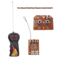 Carte de circuit imprimé à deux canaux 3-4,5 V, 1,2 mm d'épaisseur, pour jouets télécommandés, composants électroniques DIY PCBA