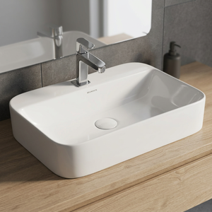 Lavabo de table en céramique décorative de qualité export, en porcelaine, pour lavage des mains, provenant d'Inde, article sanitaire, à poser sur comptoir - Product Image 3