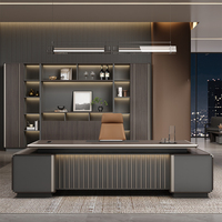 Escritorio Ejecutivo Grande Premium, Resistente, para Gerentes, Estación de Trabajo para Oficina Comercial, Ideal para Proyectos