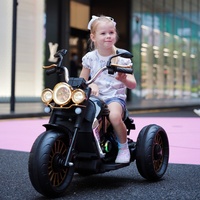 Moto électrique pour enfants unisexe, tricycle à 3 roues, lecteur de musique, fonction MP3, âges 2-13 ans, modèle BDL-1388, fabriqué en plastique durable