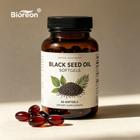 Capsules d'huile de nigelle noire naturelle (Nigella Sativa) pour la santé respiratoire, le soutien articulaire, complément alimentaire à base de plantes, récupération et énergie