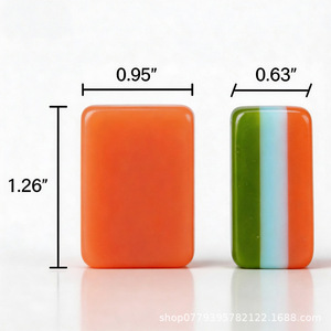 Ensemble <span class=keywords><strong>de</strong></span> Mahjong américain <span class=keywords><strong>de</strong></span> luxe <span class=keywords><strong>Verdant</strong></span> Meadow : Tuiles vertes botaniques modernes avec motifs Paon, Bambou, Art Floral et Cartes Joker personnalisées. - Product Image 3