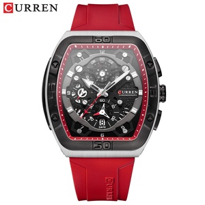 Curren 8443 Men's Calendar <b>Watch</b> Tape Quartz Six Pin <b>Watch</b> Sports Men's <b>Watch</b> - Product Image 1