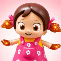 Vente en gros de jouets musicaux écologiques et recyclables pour filles, avec lumière et son, pour enfants de 3 ans et plus, cadeau d'anniversaire