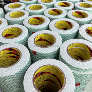 Pour 3M 4026 Ruban en mousse d'uréthane à double revêtement 0.75X5 Yd 1 rouleau-Tissu blanc acrylique résistant à la chaleur pour le collage de masquage - Product Image 5