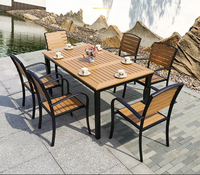 Meubles de jardin en teck de luxe léger, personnalisables, pour terrasse, restaurant, salle à manger, ensemble de tables et de chaises en bois