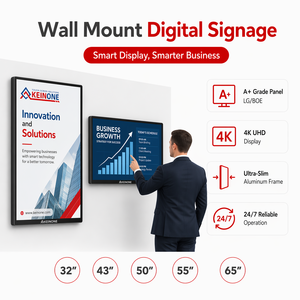 Lecteur <span class=keywords><strong>vidéo</strong></span> <span class=keywords><strong>d</strong></span>'intérieur KEINONE 43 49 55 65 pouces, écran LCD numérique Android Wifi à montage mural, affichage publicitaire - Product Image 6