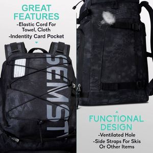 Sac de voyage personnalisé pour bottes de ski et de snowboard, échantillon gratuit, avec fond et extérieur imperméables, idéal pour les voyages - Product Image 2