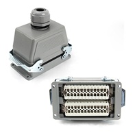 BYLJQ Conector de Aleación de Aluminio con Terminal de Tornillo de Potencia IP65 de Latón Macho/Hembra de 24P 32P 48P para PCB, de Uso Industrial y de Alta Resistencia, ¡Gran Oferta!