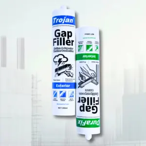 High Quality Water-Based High Elastic Acrylic Sealant Good Sealing Effect for Indoor Decoration Adhesives   Sealants