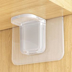Support d'étagère adhésif sans perçage, robuste, pour armoire et penderie - Product Image 2