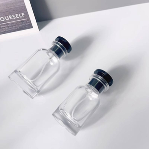 Wholesale Custom Logo 30ml 50ml <b>Empty</b> Glass Perfume <b>Spray</b> <b>Bottle</b> Round Luxury LK01 Model Silk Screen Printed - Product Image 5