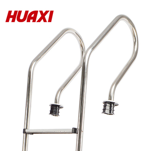 <span class=keywords><strong>Échelle</strong></span> de <span class=keywords><strong>piscine</strong></span> extérieure en acier inoxydable 304 sur mesure avec main courante de sécurité, directement de l'usine - Product Image 5