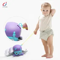 Amphibious Toddler Pull Line Walking Baby Summer Bathtub Pool Octopus Wind-up Toy