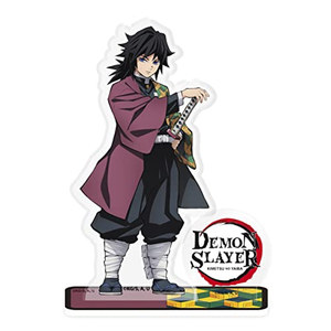 Abystyle <span class=keywords><strong>Demon</strong></span> <span class=keywords><strong>Slayer</strong></span>: Kimetsu no Yaiba - Figura de acrílico de Giyu Tomioka (4 unidades), modelo de pie, accesorios de escritorio de <span class=keywords><strong>anime</strong></span> y <span class=keywords><strong>manga</strong></span>, mercancía. - Product Image 1