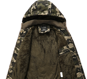 Chaqueta Casual Nueva para Hombre, Estampado de Camuflaje, Prenda Exterior de Algodón, Manga Larga, Chaqueta con Capucha Moderna, Forro Polar - Product Image 5