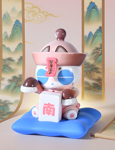 Opandee Lucky Zombie Thirteen Orphans Blind Box PVC Panda Mahjong Juguete de Diseño Figura Coleccionable de Buena Fortuna Unisex 14 Años+ - Product Image 6