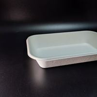 SP2439 Récipient à salade de fruits compostable jetable en gros Boîte à lunch en PLA avec couvercle