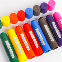 8-Farben Schnelltrocknender Fester Farbstift, Wasserbasierende Kreide für Fenster Papier Leinwand, DIY-Kunstschöpfung, Individuelles Logo Großhandel