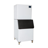 Machine à glace carrée de type split 300 kg, machine à glace en blocs commerciale avec compresseur PLC pour bars et confiseries