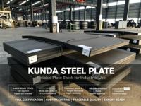 Tôles en acier au carbone S355jr laminées à chaud ASTM A36 avec les normes JIS ANSI BS pour le soudage et le pliage