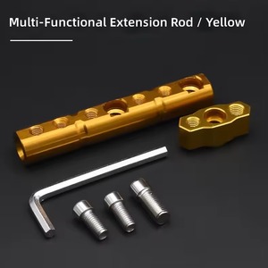Barra de Extensión Multifuncional CNC de Aleación de Aluminio para Motocicleta, Soporte de Navegación con Carga USB, Espejo Retrovisor para Vehículo Eléctrico - Product Image 3