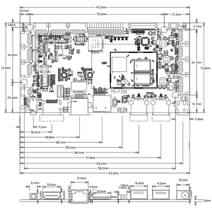 OEM nouvelle carte de contrôle A133 carte mère Allwinner 1080p caractéristiques 8GB RAM Quad core Android10 IMG Power VRGE 8300 carte graphique - Product Image 4