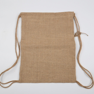 Sac à dos en jute personnalisé avec logo, léger et durable, idéal pour la gym, les voyages, l'école et les activités de plein air – Sacs de sport en gros - Product Image 5