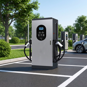 สถานีชาร์จรถยนต์ไฟฟ้าเชิงพาณิชย์แบบติดตั้งบนพื้น รุ่นพรีเมียม CCS2 60kW-480kW หัวชาร์จคู่ ชาร์จเร็ว มาตรฐาน IP54 - Product Image 1