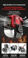 Débroussailleuse à dos ZCMAX GX35 4 temps 43CC pour jardin, ferme et verger, débroussailleuse à dos multifonctionnelle